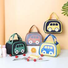 Thermal Lunch Bag For Girls And Boys For Lunchbox Snacks Daycare School - 灰色 - 查看 6