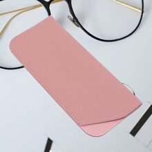 1pc Soft Glasses Bag Fashion PU Leather Eye Glasses Reading Glasses Pouch Cover Portable Eyeglasses Case Holder Glasses Case Holder Organizer Storage Eyeglass Case Protective Case Glasses Bag Sunglasses Pouch For Travel Vacation Cruise Summer Holiday Travelling Bag Travel Stuff Essentials For College Dorm Home School Travel Kit