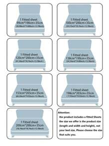 Cat Print Fitted Sheet - Multicolor - View 2