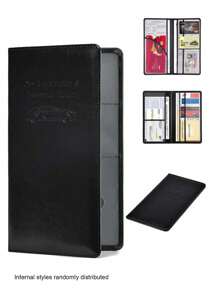 PU Leather Car Storage Organizers - Black - View 1