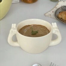 Unique Creative Pear-Shaped Ceramic Coffee Mug And Saucer Set, Cute Birthday Gift For Coffee Lovers - Multicolor - View 4