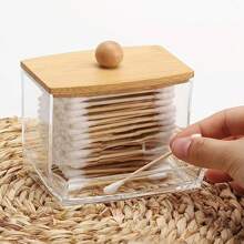 1/2 hộp đựng mút trang điểm trong suốt, hộp đựng đa chức năng - Trong sáng - Xem 11