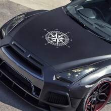 Car Sticker Graphics Mountain Adventurers Compass Truck Decoration Rv Camper Suv Vinyl Auto Tuning Accessories