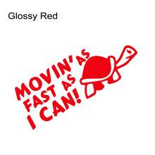 Car Stickers Movin As Fast As I Can Decoration For Motorhome Horsebox Caravan Camper Van Body Back Door Turtle Decor Decals Auto Tuning Accessories Vinyl  Cover - 40x14cm/15.75x5.51inch - View 9