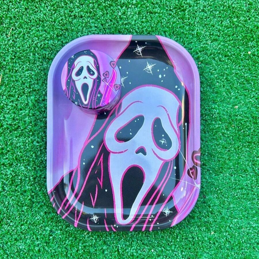 Spooky Halloween Grinder Mist Accessories - Pink - View 1