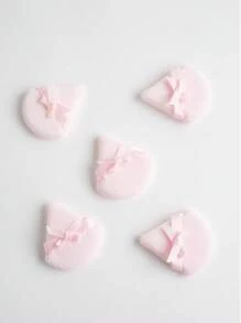 5pcs Butterfly Shaped Makeup Sponge Puff, Dual-Sided Fluffy Powder Puff For Home & Makeup Artists (Triangle Shape),Makeup,Cheap,Room Decor,Vanity,Travel,Bedroom,Makeup Accessories,Puff,Makeup Blender,Powder Puff,Makeup Sponge,Cheap,Stocking Stuffers,Makeup,Makeup Tools,Cheap Stuff,Gifts,Gifts For Women,Christmas Gifts - Baby Pink - View 3