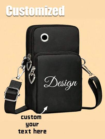 Bolsa personalizable para teléfono móvil, bolsa multifuncional de mensajero para teléfono móvil, bolsa de muñeca para correr, bolsa de mensajero casual mini para teléfono móvil con conector para auriculares, bolsa de brazo para correr, bolsa de hombro de mensajero monedero, bolsa de brazo con cremallera para teléfono móvil, bolsa para teléfono móvil