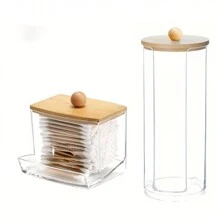 1/2 hộp đựng mút trang điểm trong suốt, hộp đựng đa chức năng - Trong sáng - Xem 10