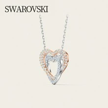 Swarovski SWA INFINITY:DÂY CHUYỀN DBL H CRY/MIX 5518868 - Hoa hồng vàng - Xem 3
