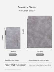 生日花名字日记本、个性化皮革日记本、女性祈祷日记本、健康日记本、感恩日记本、生日花礼物 - 多色 - 查看 6