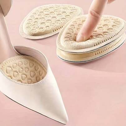 2 Pcs Soft Forefoot Pads For High-Heeled Shoes, Non-Slip Half Insoles, Comfortable Forefoot Cushions For Foot Care,Shoes And Boots Accessories, Back To School Supplies