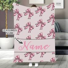 1pc Nơ cá nhân hóa Series Flannel tùy chỉnh, Nơ chữ tùy chỉnh tên của bạn Chăn flannel, Mềm mại và ấm áp Kỷ niệm khoảnh khắc đáng nhớ Chăn, Quà tặng tuyệt vời cho bạn cùng lớp, bạn bè, gia đình và người yêu, Được sử dụng để ngủ trưa, cắm trại, du lịch Có thể giặt được Dễ thương Tùy chỉnh, Độc đáo, Quà tặng lý tưởng cho gia đình, Quà tặng lý tưởng cho bạn bè Con trai, Con gái, Bạn bè, Gia đình Ghế sofa, Giường, Xe hơi, Phòng trà, Phòng ngủ, Phòng khách, Phòng tắm, Phòng ăn - Nhiều màu - Xem 1