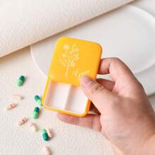 Personalized Portable Travel Pill Case, Moisture-Proof Medication Container Suitable For Pocket, Wallet, Daily Pills, Vitamins, Safely Stores Daily Dosage, Reusable Pill Box, Self-Sealing Travel Organizer With Sliding Lock For Pills And Small Items