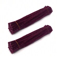 200pcs Glitter Seven Colors Pipe Cleaner, Sparkling Glitter Chenille Stems - Vibrant Colors, Perfect For DIY Arts & Crafts