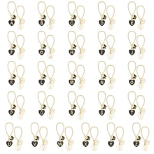 全新花朵字母吊饰配件吸管盖杯盖姓名 ID 牌首字母手柄个性化吊饰适用于 30&40 盎司玻璃杯水杯手柄识别字母吊饰链，母亲节礼物