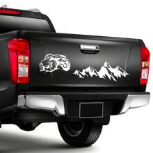 Pickup Rear Door Bumper Sticker Universal Car Truck Tailgate Decal For F150 Ranger Raptor Dodge Ram 1500 2500 Toyota Hilux Isuzu Dmax GMC Canyon - 111.3x31.2cm/43.82x12.28inch - View 1