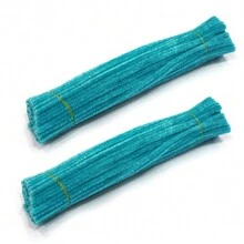 200pcs Glitter Seven Colors Pipe Cleaner, Sparkling Glitter Chenille Stems - Vibrant Colors, Perfect For DIY Arts & Crafts