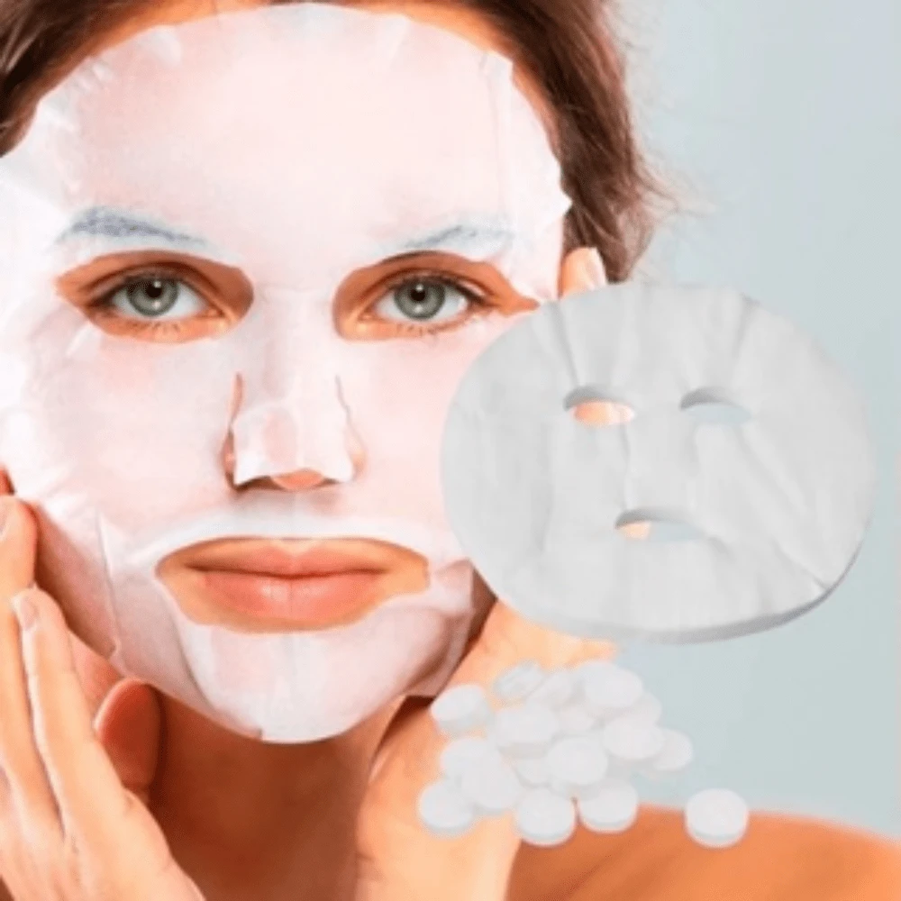 Kit 50 Dehydrated Mask Compressed Tablet - Blanco - Ver 1