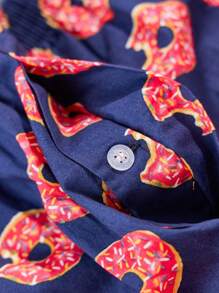 Men 3pcs Flamingo & Lip Print Boxer Brief