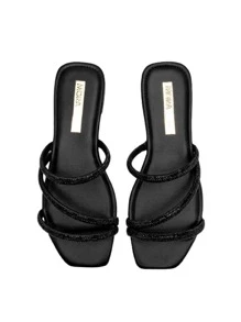 MORAMORA WOMEN'S SANDAL SHOE BLACK - Black - View 4