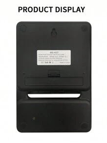 1 pieza Balanza electrónica de cocina multifunción de alta precisión color negro con temporizador, balanza de cocina de alta precisión, balanza de café manual italiana, balanza inteligente para café molido y de goteo, balanza para espresso de 3kg/0,1g con función de pelado