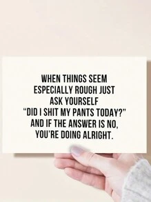 1PC Funny Encouragement Birthday Card, Fun And Humorous Motivational Card, Suitable For Sending To Family, Partners, Friends And Colleagues As A Blessing Card (With Randomly Colored Envelopes) Back To School,Back To School,School Supplies - Multicolor - View 11