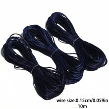 3 paquets de 33 yards de cordon en satin de soie 1,5 mm, cordon en nylon pour la fabrication de bracelets, cordon de queue de rat, cordon en satin, cordon en nylon pour la confection de bijoux, cordon de nouage chinois, cordons pour bracelets, fournitures de tricot fait main