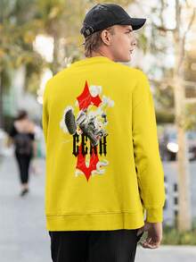 One Piece  Gear Anime 5 NECKLACE Sweatshirt 2461 GEEK FLUX - 黃色 - 查看 5