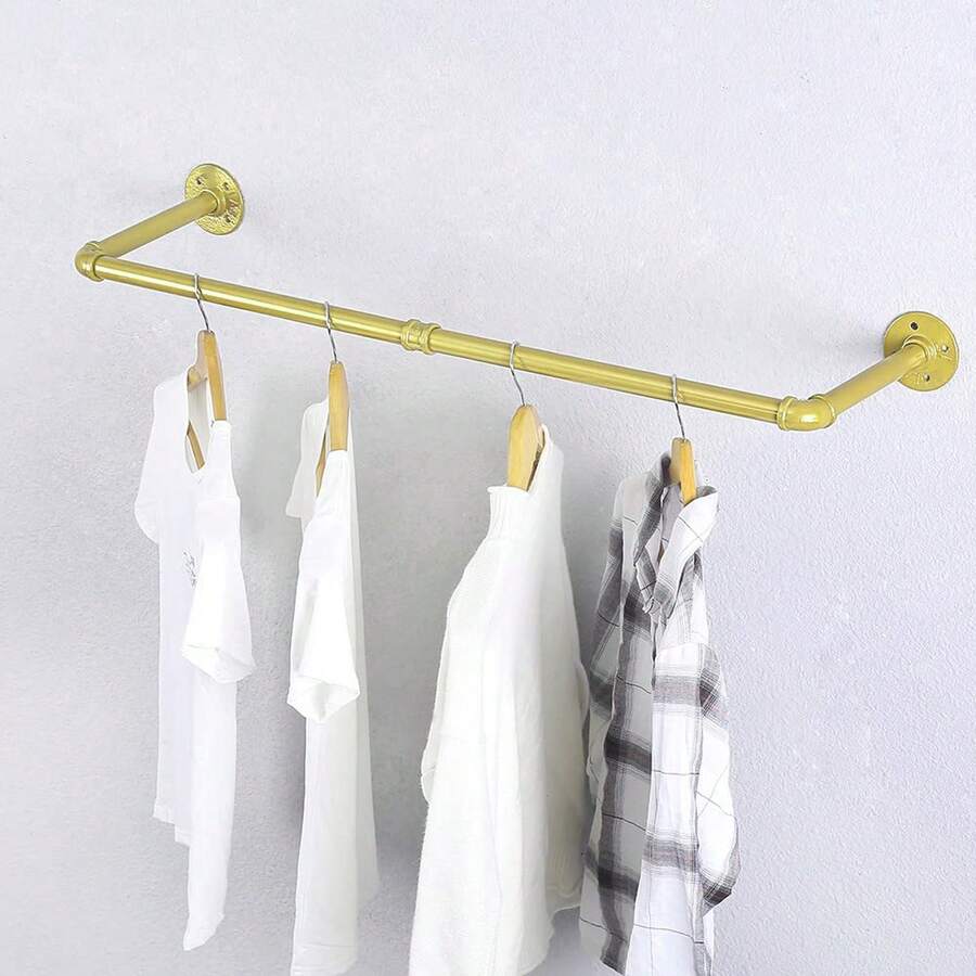 106cm WallMounted Clothes Drying Rack, Heavy Duty Steel Garment