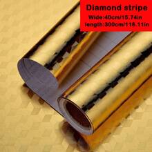3m/5m Gold/Silver Aluminum Foil Self-Adhesive Wall Sticker For Kitchen Stove Backsplash, Waterproof, Moisture-Proof, Oil-Proof, Fireproof, Heat Resistant, Trimmable Wall Protector Paper