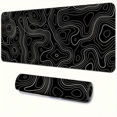 Extended Gaming Mouse Pad - Large Non-Slip Base - Washable With Abstract Design - Great For Esports And Office Use 5 Sizes