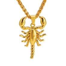Bold Scorpion Necklace, Statement Necklace For Men, 22 Inches