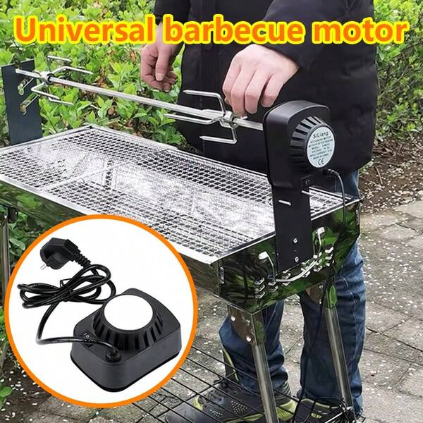 1pc Bbq Grill Motor, Electric Rotisserie Cooking Tool For Outdoor Indoor Barbecue