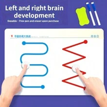 1set Left And Right Brain Development Tools - Whole Brain Thinking Enhancement, Focus, Attention, Fine Motor Skill Enhancers (Accessories Color Random) (Some Parts Sent Random) - Multicolor - View 7