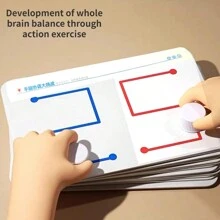 1set Left And Right Brain Development Tools - Whole Brain Thinking Enhancement, Focus, Attention, Fine Motor Skill Enhancers (Accessories Color Random) (Some Parts Sent Random) - Multicolor - View 2