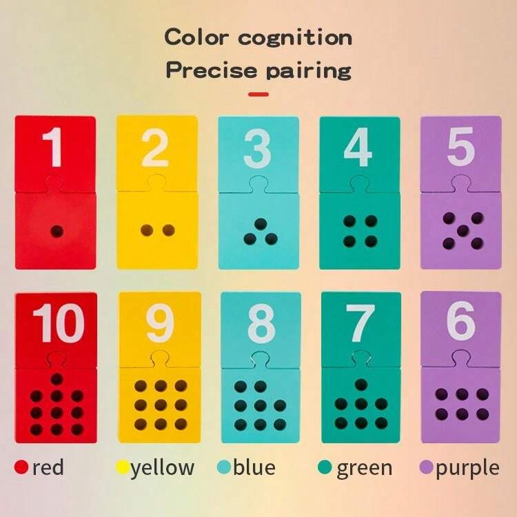 Counting Pegs Board Montessori Toys For Kids Aged 3 4 5 6 Years Old