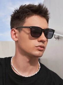 1pc Men Personalized Cool Korean Style Fashion Glasses For Driving Camping Fishing Beach Party Street-Photography Decoration Halloween For Summer Beach Vacation, Outdoor, Travel - Nhiều màu - Xem 4