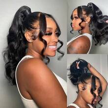 360 Lace Front Wigs Human Hair Pre Plucked Body Wave 360 Transparent Full Lace Frontal Black Wigs Human Hair Pre Plucked Body Wave Transparent Lace Front Wigs Human Hair For Women With Baby Hair