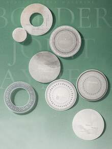 23 tờ/gói giấy ghi nhớ xé rời phong cách cổ điển, giấy ghi chú ghép ảnh - Nhiều màu - Xem 4