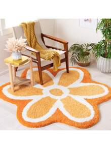 Safavieh Novelty 902 Hand Tufted Floral And Country Area Rug - Orange - View 4