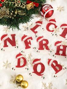 1 Miếng Mới Acrylic Ông già noel Mũ Mặt dây chuyền chữ cái , DIY Cây thông noel Vật trang trí , Viết tay Message Đối với Người , Hoàn hảo Đối với Trang trí Gia đình Tiệc Giáng sinh - Nhiều màu - Xem 8