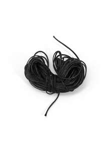 10 米/套 0.5-2 毫米黑色蜡绳 PU 皮革绳编织绳适用于 DIY 项链手链首饰制作配件