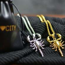 Bold Scorpion Necklace, Statement Necklace For Men, 22 Inches