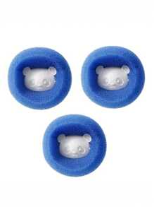 1/3/6 件可重复使用洗衣机清洁球、防起球衣物除毛器、洗衣机宠物毛发捕捉器、洗衣除毛刷 - 除毛清潔球 - 查看 15