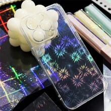6 Sheets/Pack Colorful Holographic Dream Series Laser Stickers, PET Decorative Stickers Back To School