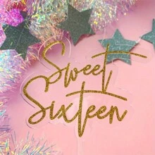 1pc Custom Acrylic Cake Topper Dessert Table Decor For Parties Unique Baking Accessory Memorable Unique Gift For Her Christmas And Halloween - Multicolor - View 20