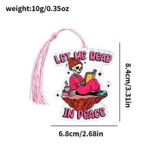 1 cái, Halloween Acrylic Đánh Dấu Trang, Halloween Đầu Lâu Phụ Kiện Thích Hợp Cho Nam Nữ, Quà Tặng Halloween Tuyệt Vời Cho Những Người Yêu Sách - Một kích thước phù hợp với tất cả - Xem 5