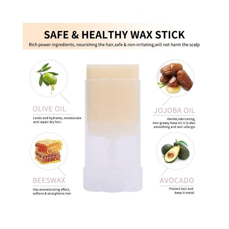 4pcs Edge Brush Hair Wax Stick Hair Pomade Stick LongLasting Styling