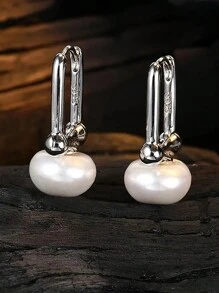 1 Pair Elegant 925 Sterling Silver Hoop Earrings Party Anniversary Ear Jewelry For Women Gift Fine Jewelry - 1# - View 12