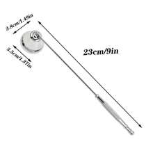 Stainless Steel Candle Accessory Set,Candle Wick Trimmer Cutter+Candle Snuffer Extinguisher+Wick Dipper+Storage Tray+Gift Package For Candle Lover (Multicolor) The Product Has Some Scratches &Chromatic Aberration - Multicolor - View 38